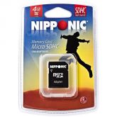 CARTÃO DE MEMORIA MICRO SD 4GIGAS NIPPONIC