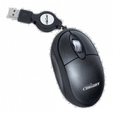 MOUSE USB RETRATIL BRIGHT PRETO